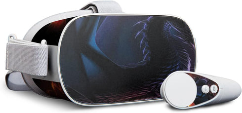 MightySkins Skin Compatible with Oculus Go Mobile VR - Fire Dragon | Protective, Durable, and Unique Vinyl Decal wrap Cover | Easy to Apply, Remove, and Change Styles | Made in The USA