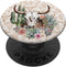 Western Boho Chic Longhorn Bull Skull Cactus Pattern PopSockets Standard PopGrip
