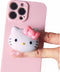 Kawaii Kitty Expanding Phone Grip, Cute Collapsible Mount Holder for Girls Women, Finger Snap Pop Grip Compatible with