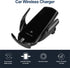 Q3 15W Smart Sensor Car Magnetic Charger - Automatic Clamping Arm, 360 Degree Spherical Joint for iPhone and Samsung