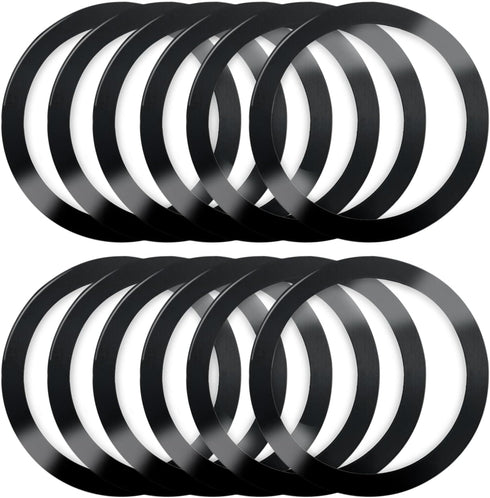 12 Pack Universal Metal Rings Compatible with MagSafe Wireless Charger, Ultra Thin Sticker for iPhone 13 12 Pro