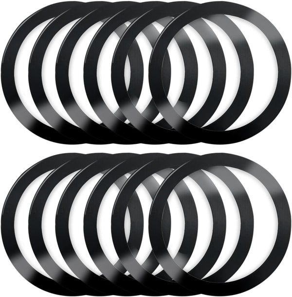 12 Pack Universal Metal Rings Compatible with MagSafe Wireless Charger, Ultra Thin Sticker for iPhone 13 12 Pro