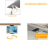 TFY Kitchen Cabinet Mount Holder, Tablet Mount for Desk Shelf Compatible with iPhone, iPad, Galaxy Tabs, 7"-10.5"