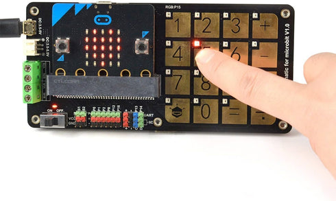 micro:Touch Keyboard - Math & Automatic Touch Keyboard for micro:bit (without micro:bit)