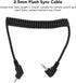 2.5mm CB2 3.3ft 2.5mm 100cm Camera Remote Control Shutter Release Cable Cord, to Male Flash PC Sync Cable, Compatible