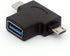 2in1 Micro USB 3.0 and 2.0 Type C OTG Adapter, USB-C Male to USB-A 3.0 Female Converter for Android Devices