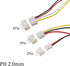 450Pcs 2.0mm JST-PH Connector Kit with 2.0mm Female Pin Header, 2/3/4 Pin Housing Connector Adapter Plug Terminal