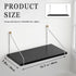 1 16 8 Inch Seamless CroBlissful Pcs Projector Shelf for Wall x Modem Router Shelf with Nail Router Wall Mount Modem