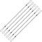 High-Elasticity Plastic Tether Lanyard for Touch Pens, Retractable Anti-Lose Coil Spring Straps for Tablets, 6 Pack