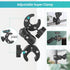 Super Clamp Double Camera Clamp, Double Mount Clamp Bracket Magic Arm with Ball Head for Light Stand, Photography