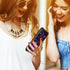 Cricket Icon 5/att Motivate 4 Phone Case with Screen Protector, Slim TPU Rugged Bumper, Purple Butterflies