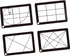 Hjdlhx 4 Pieces View with Chain Sturdy Waterproof Compact Landscape View for Painting