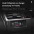 Cllena 3.0 Quick Charge & PD USB C Dual USB Port Charger Socket Power Adapter for Toyota