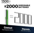 Granicell 1100 1300 Cycle,1.2V Battery,16 Pack AAA Rechargeable Batteries mAh High Capacity NiMH Low Self Discharge