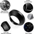 58mm Universal Wide Angle Lens Hood, Metal Sunshade with Centre Pinch Lens Cap for Canon Nikon Sony Pentax Olympus Fuji