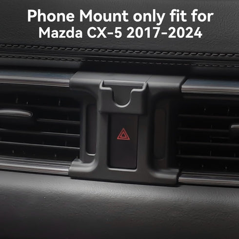 BEHAVE Magnetic Phone Holder for Mazda CX5 2017-2024, 360° Adjustable Car Phone Mount for iPhone and Android