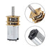 DWEII 3PCS 6V 100RPM GA12-N20 3mm Micro DC Gear Motor with All-Metal Gear Box Motor Shaft High Torque Gear Motor