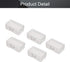 Fielect 5Pcs 9V Battery Storage Case - Transparent Organizer for 9V Battery Multipurpose Holder