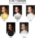 UTEBIT 43"/110cm 5 1 Photography Reflector with Stand & Clamp, Collapsible Light Reflector with Bag in Multi Disc
