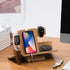 J JACKCUBE DESIGN MK242A JackCubeDesign Wood Docking Station Nightstand Organizer Key Holder Wallet Stand Watch Gift