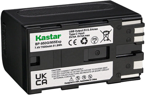 Kastar 2-Pack 7000mAh Battery Replacement for RED Komodo 6K Digital Cinema Camera