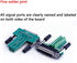 1PCS DB25 Solderless RS232 D-SUB Serial to 25-pin Port Terminal Female Adapter Connector with Case