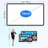 Ximaoy 72 inchPortable 16:9 Projector Screen Movie Projector Screen HD Indoor Outdoor Double Sided Rear Projection