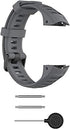 Intended for Garmin Instinct 2/Instinct /Instinct Tactical/Esports/Solar/Tide Bands, Replacement Silicone Water Resistant Fitness Watch Wrist Band Strap for Instinct/Instinct Tide/Instinct Tactical Smartwatch with Adapter Tools (Gray)