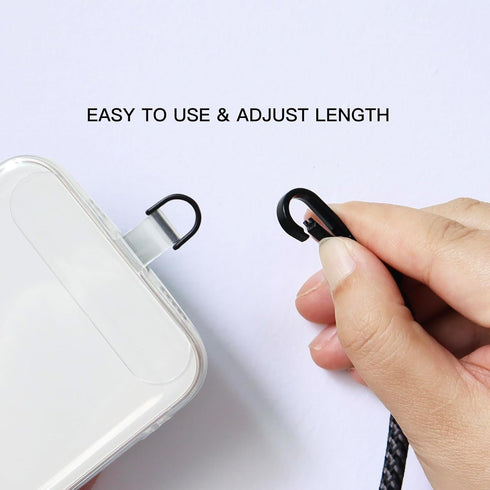 DJDIRY Universal Phone Lanyard with Adjustable Crossbody & Wrist Strap for Smartphones