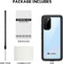 Lanhiem IP68 Waterproof Dustproof Shockproof Case for Samsung Galaxy S20 - Built-in Screen Protector, Heavy Duty Full
