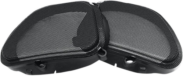 Hogtunes 57 MESH Front Speaker Grills (2 Pack), Fits 1998-2013 Harley-Davidson Road Glide Models