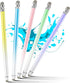 Stylus Pens for Touch Screens (5 Pcs), High Precision Fiber Tips Stylus Pen for iPad Compatible with