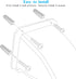 Universal Security Camera Sun Rain Cover Shield for Dome/Bullet Outdoor Camera, Protective Roof (White)