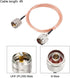 uxcell UHF (PL259) Male to N-Type Male Antenna Cable, RG316 Coax Cable 4 Ft for Ham Radio Transceiver