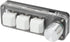 Cuifati Mini 3 Key Keypad with Knob, One Handed Macro Mechanical Keyboard, 3 Fully Programmable Keys for Macos, Vista