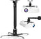 DAWASAPAT 3-in-1 Projector Mount Wall/Ceiling Projection Bracket, Universal Height Adjustable Hanging Mount Bracket