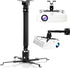 DAWASAPAT 3-in-1 Projector Mount Wall/Ceiling Projection Bracket, Universal Height Adjustable Hanging Mount Bracket