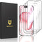 UNBREAKcable iPhone 15 Screen Protector 3-Pack, Shatterproof Tempered Glass, 9H Hardness, Easy Install, Full Coverage.