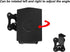 Yunseity Speaker Wall Mounts for HW Q990D, Fixed Stand Set for HW Q990D, HW Q990B, HW Q990C, HW Q930B, HW Q930C