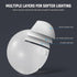 NEEWER Magnetic Dome Diffuser for Round Head Speedlite Flash, Light Modifier for Z2 Z1 Speedlite