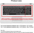 VORTINIOUS 13" 14" 15.6" 16" 17" inch 15"-17.6") Ultra Thin Keyboard Cover Protector, Compatible with Laptop Notebook