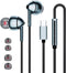 USB C Earbuds for Samsung Galaxy S23 FE S22 S21 S20, A53 A54, iPhone 15 Pro Max, Pixel 5 6 7 8 - In-Ear, Noise