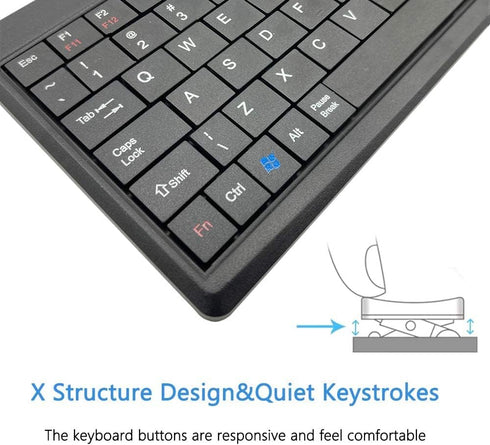 CUQI USB Mini Keyboard, DIY Experiment Mini Keyboard Gaming, USB Interface for Android TV Box, Windows PC