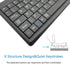 CUQI USB Mini Keyboard, DIY Experiment Mini Keyboard Gaming, USB Interface for Android TV Box, Windows PC