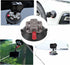 Suction Cup Camera Mount - 4.7 Inch Aluminum Alloy Silicone Metal Car Mount with 1/4 3/8 Inch Screw Hole for Action