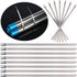 Swpeet 50Pcs Stainless Steel Exhaust Strap Wrap, 5.9 Inch Coated Locking Cable Zip Ties for Automotive Parts
