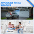 FREETIM 500FT Driveway Alarms Wireless Outside Weatherproof - Motion Sensor Alarms System Motion Detector Plug