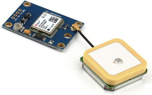 HiLetgo GY-NEO6MV2 NEO-6M 3V-5V 2.5 GPS Flight Controller Module with Super Strong Ceramic Antenna for Arduino EEPROM