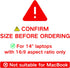 14 Inch 16:9 Laptop Privacy Screen Aspect Ratio, Laptop Screen Privacy Shield Compatible With Lenovo Hp Dell Acer Asus