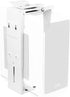 VIVO Adjustable Under Desk and Wall Mount for PC, 3.5-7.8 inches Wide, CPU Holder with Swivel, White, MOUNT-PC01W
